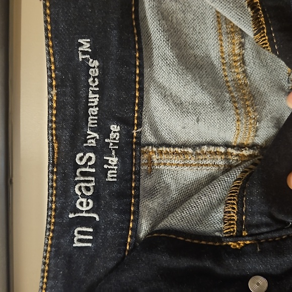 Maurices M Jeans buffalo plaid skinny jean 14W - Picture 3 of 4